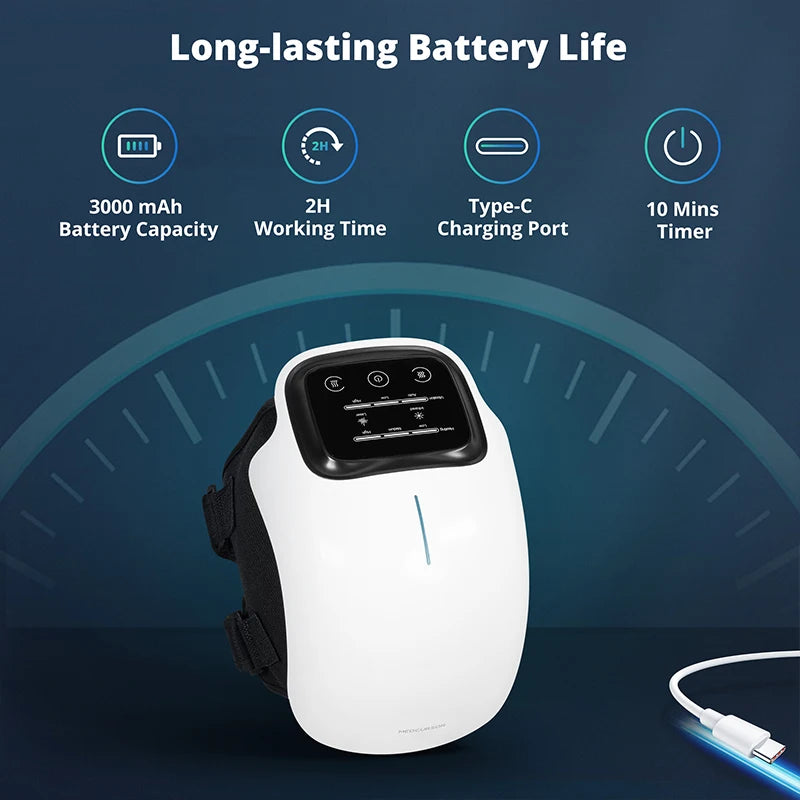 Electric Wireless  Heating Massage Knee Pad